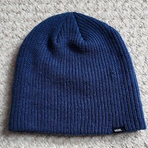 Vans Navy Ribbed Beanie